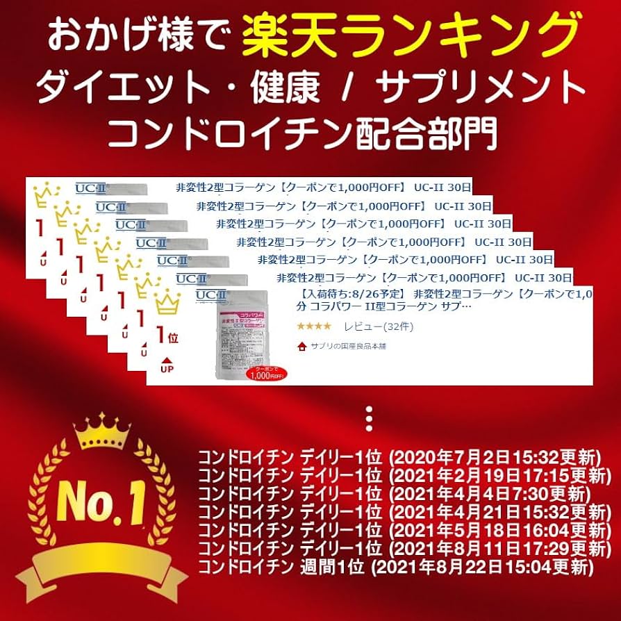 Amazon | 非変性 2型 コラーゲン UC-II お試しプライス コラゲン